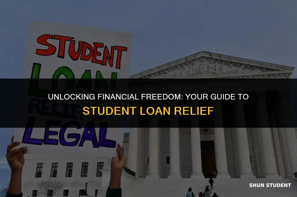how to apply student loan relief