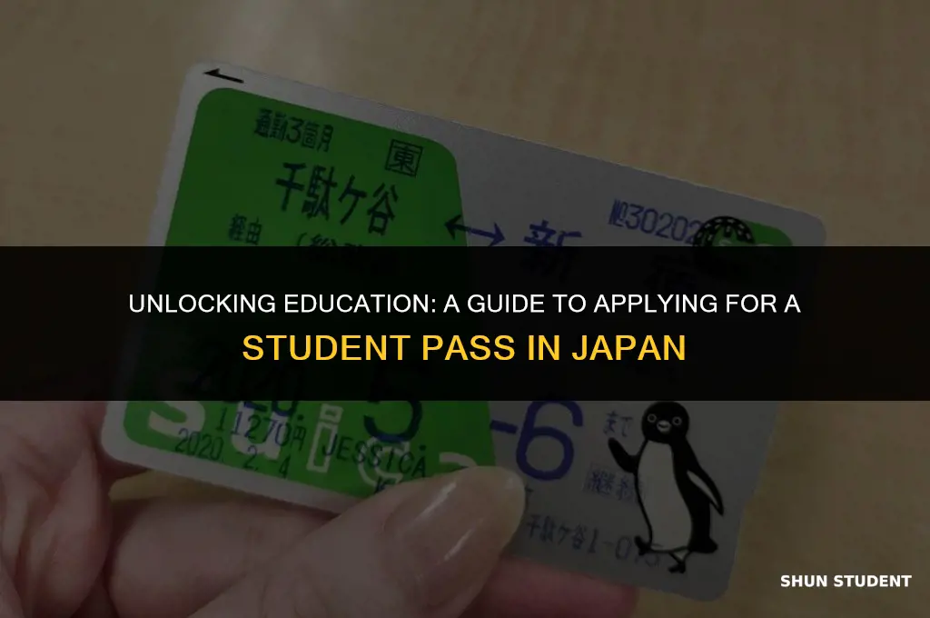 how to apply student pass in japan