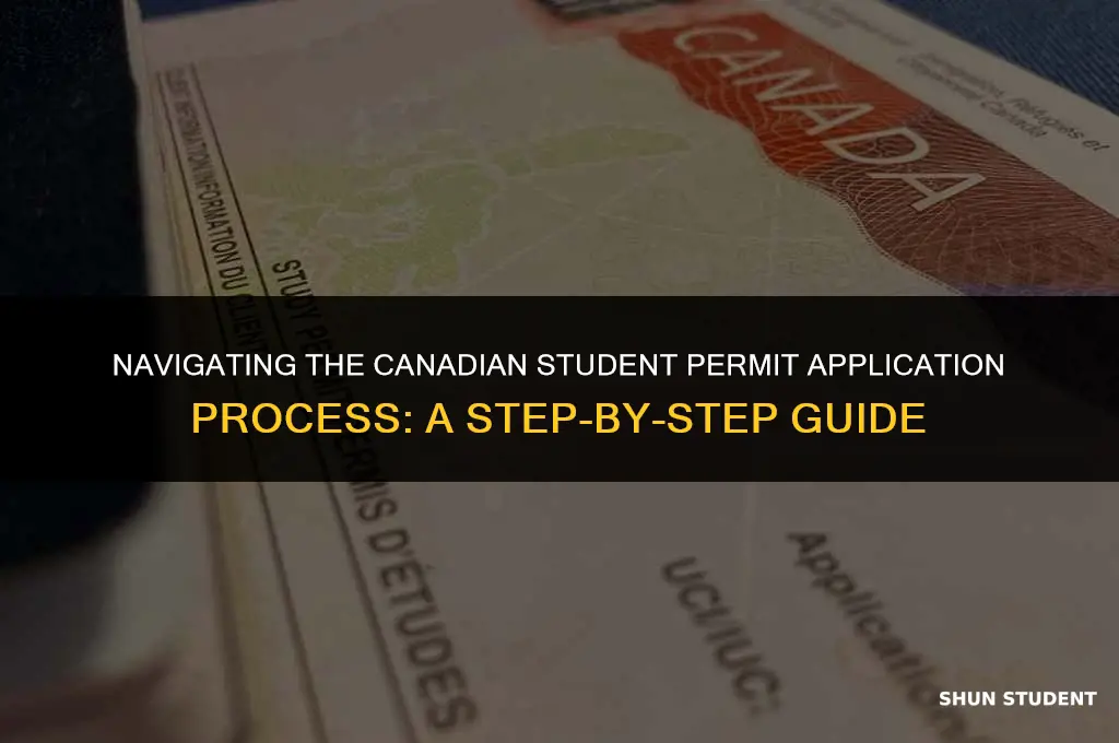 how to apply student permit in canada