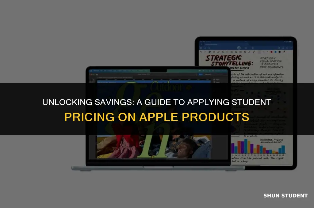 how to apply student pricing apple