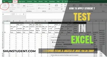 Mastering the Student's T-Test in Excel: A Step-by-Step Guide