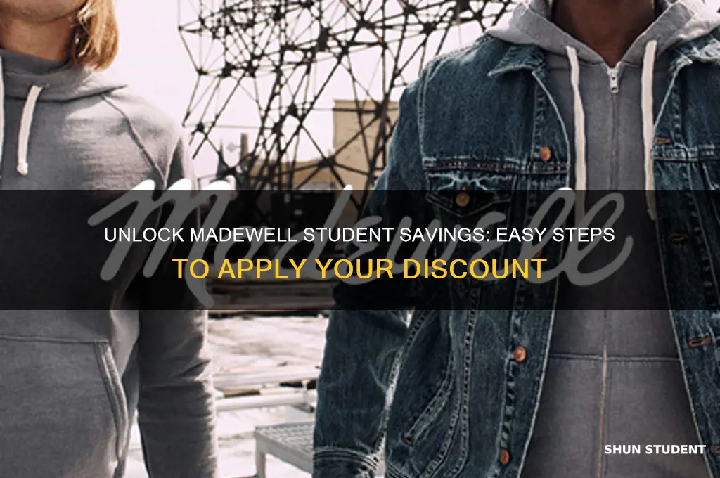 how to apply the student discount on madewell