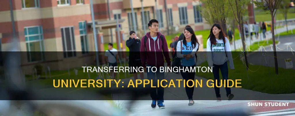 how to apply to binghamton university as a transfer student