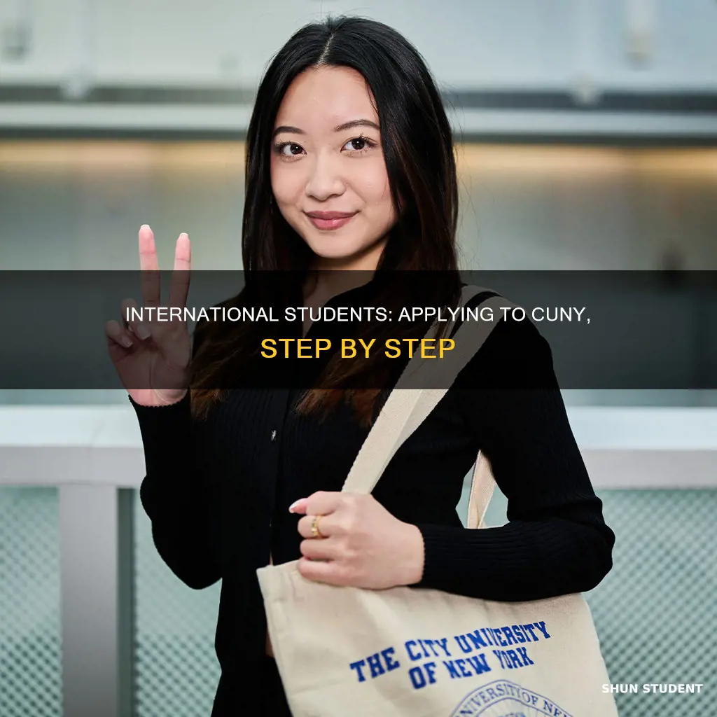 how to apply to cuny as an international student