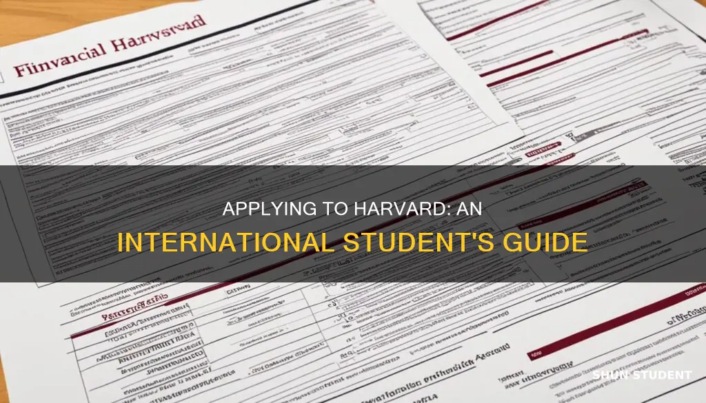 how to apply to harvard university as an international student