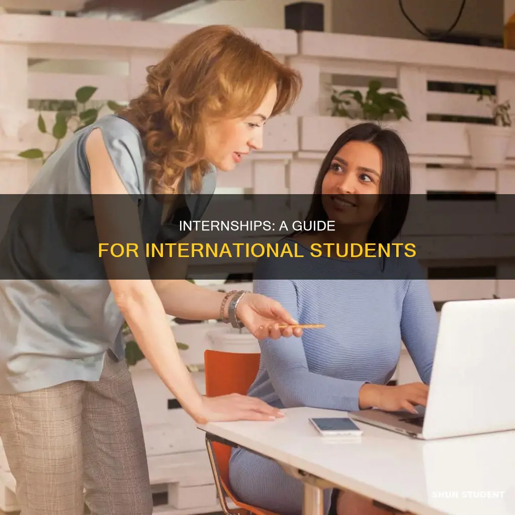how to apply to iterships as international student