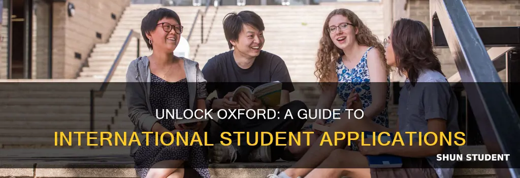 how to apply to oxford university as an international student