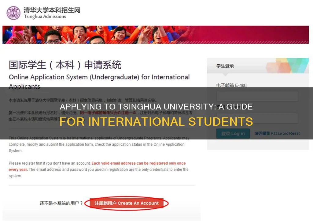 how to apply to tsinghua university as an international student