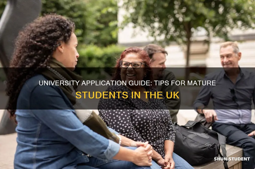 how to apply to university as a mature student uk