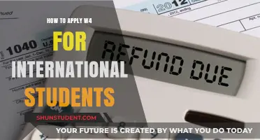 International Students: Guide to Filling Out a W-4