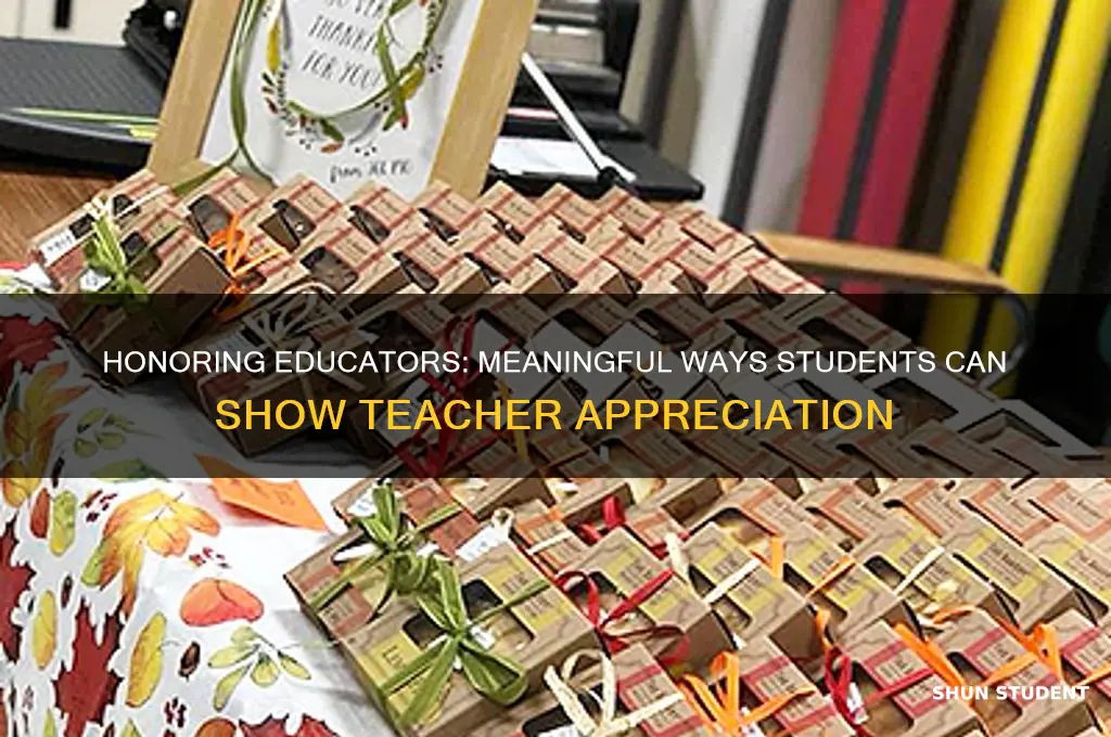how to appreciate a teacher as a student