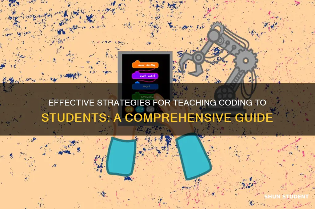 how to approach teaching students how to code