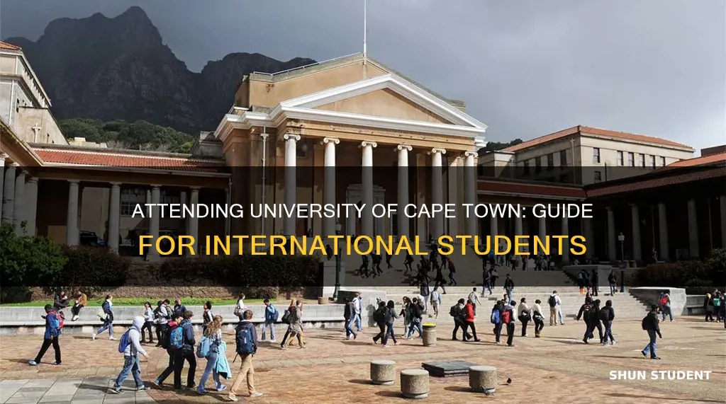 how to attend university of cape town as international student