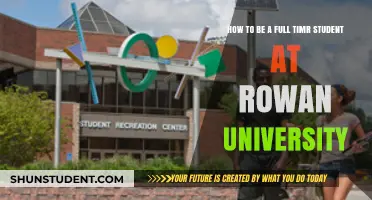 A Student's Guide to Full-Time Study at Rowan University