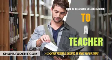 Mastering the Art of Being an Exemplary College Student for Teachers