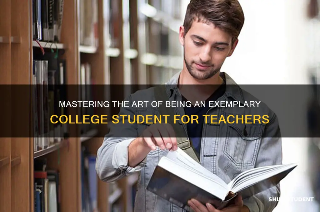 how to be a good college student to a teacher
