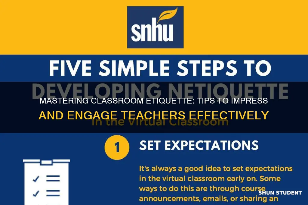how to be a good student in front of teacher