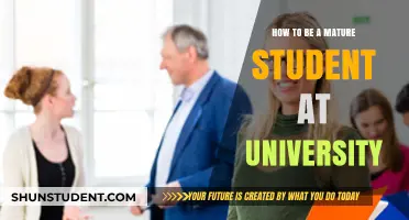 Mature Students: Succeeding at University