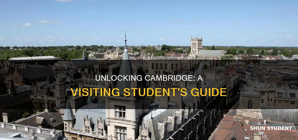 how to be a visiting student at cambridge university