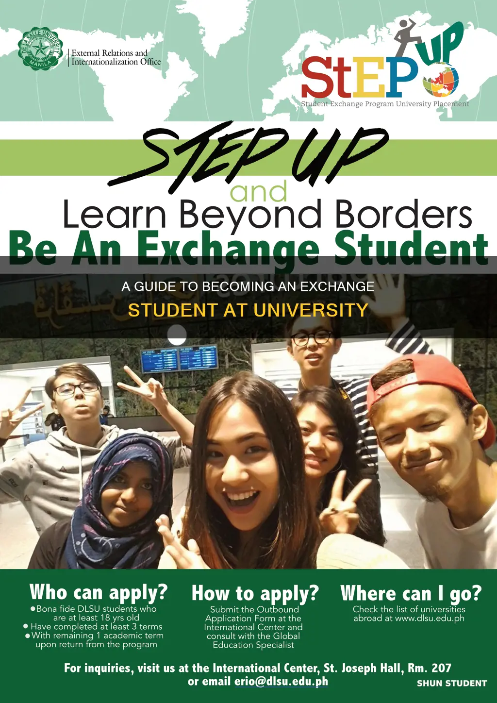 how to be an exchange student in university