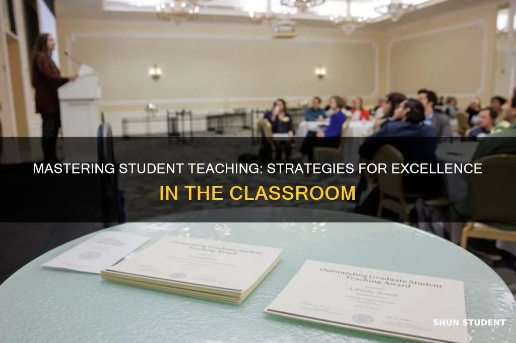 how to be an outstanding student teacher
