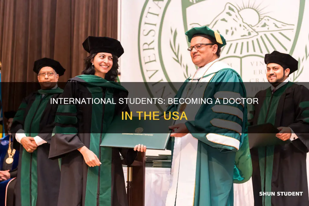 how to become a doctor in usa international student