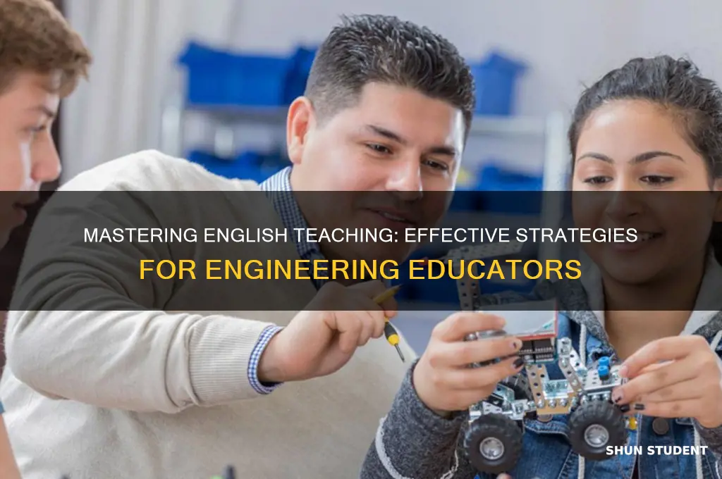 how to become a good english teacher for engineering students