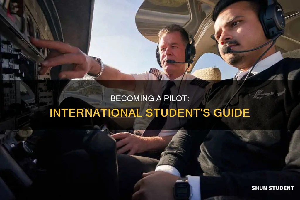 how to become a pilot as an international students