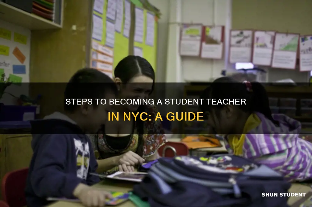 how to become a student teacher in nyc