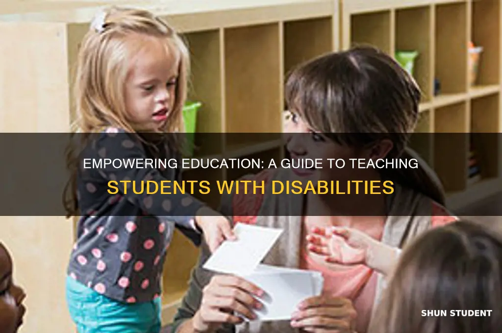 how to become a teacher for disabled students