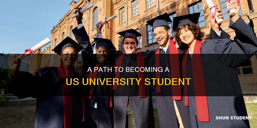 how to become an american student at a university