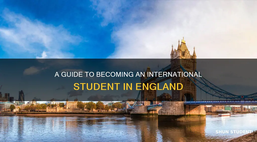 how to become an international student in england
