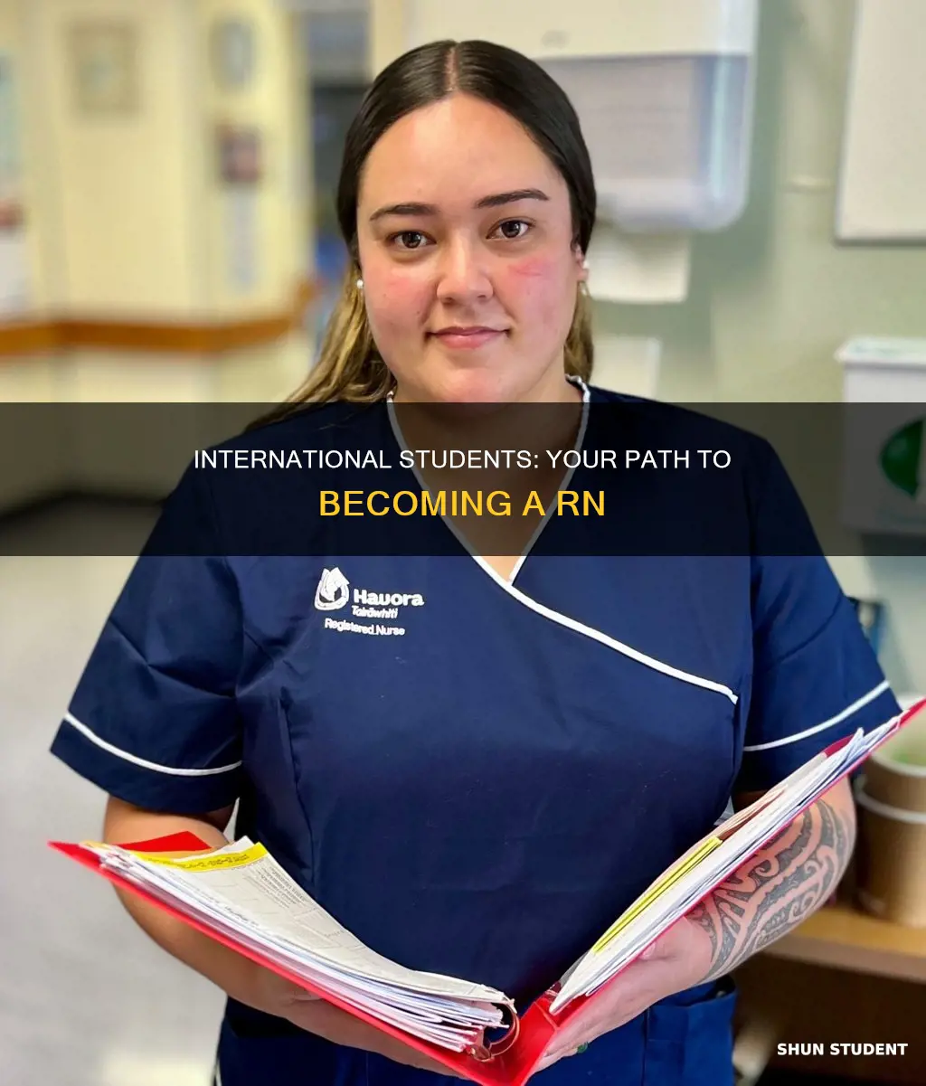 how to become rn for international students