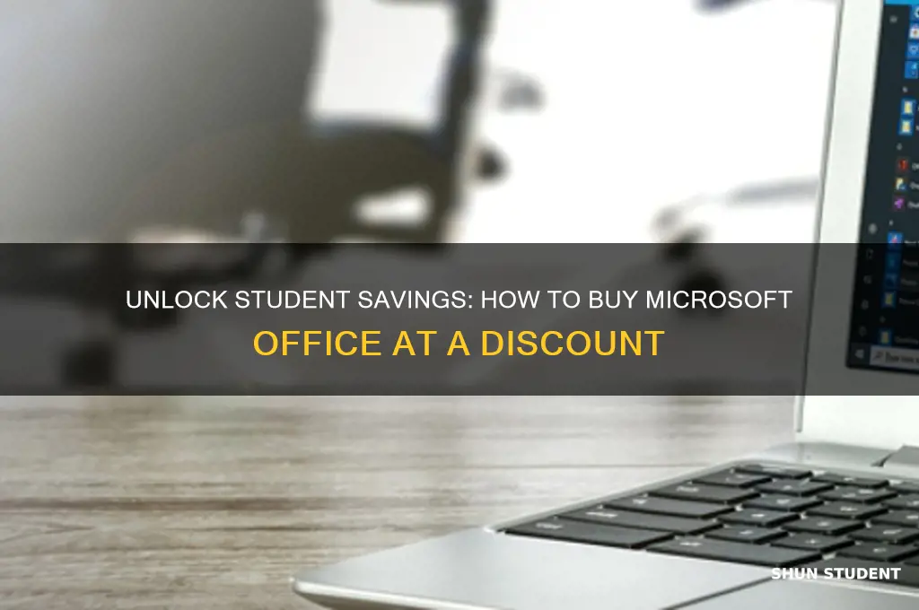 how to buy microsoft office with student discount