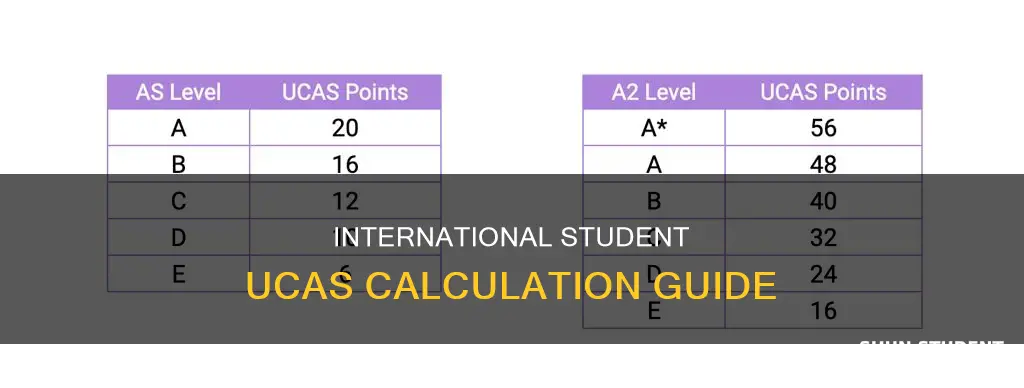 how to calculate ucas for international students
