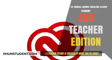 Canceling Adobe Creative Cloud Student and Teacher Edition: A Step-by-Step Guide