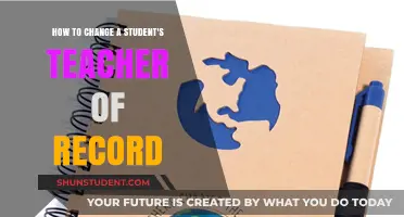 Changing a Student's Teacher of Record: A Step-by-Step Guide