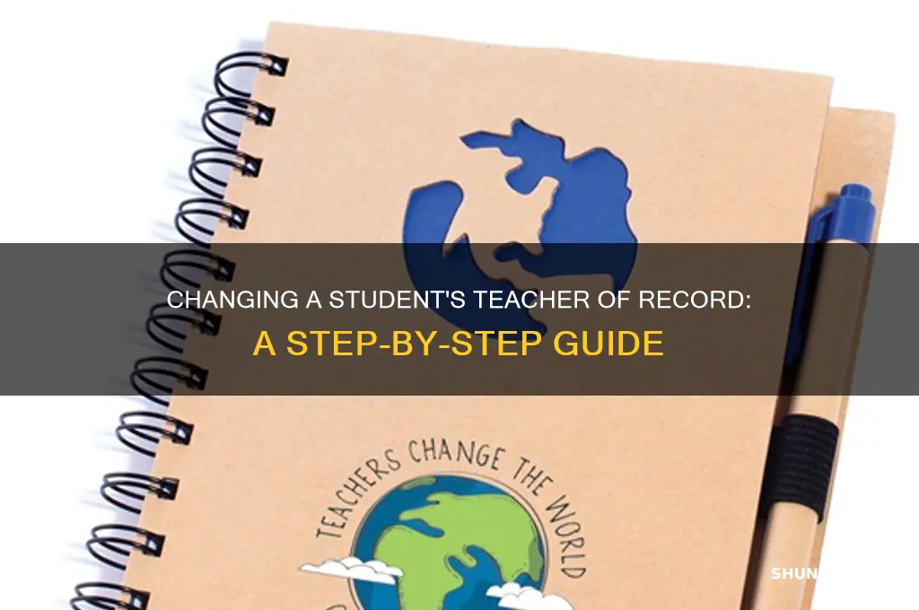 how to change a student