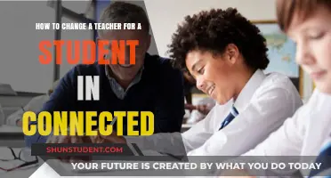 Changing a Teacher in Connected: A Step-by-Step Guide for Students