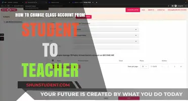 Switching Roles: How to Change Class Account from Student to Teacher