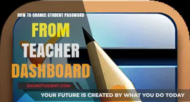 Teacher Guide: Changing Student Passwords via Dashboard Easily