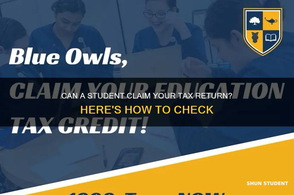 how to check if student will take my tax return