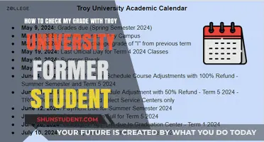 Accessing Grades as a Troy University Former Student