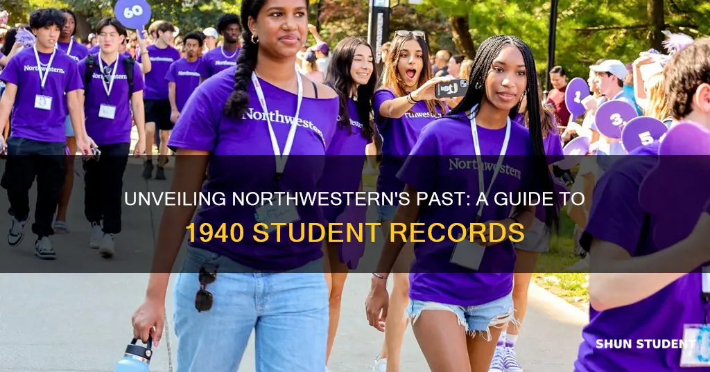 how to check northwestern university for students in 1940