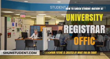 University Registrar's Office: Accessing Student History Records