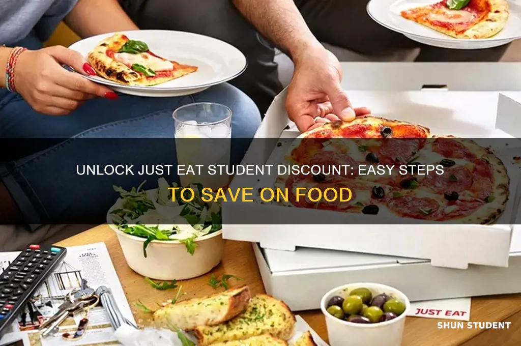 how to claim just eat student discount