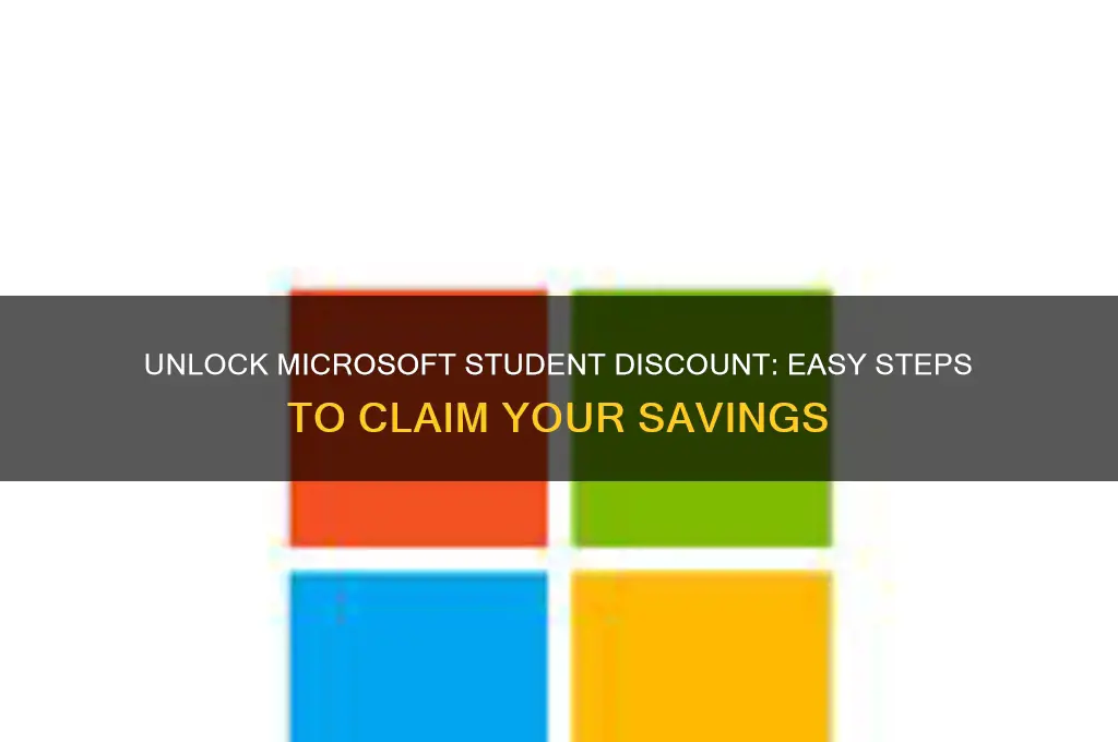 how to claim microsoft student discount