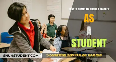 Effective Ways for Students to Address Concerns About a Teacher