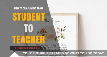 Expressing Gratitude: How Students Can Genuinely Compliment Their Teachers