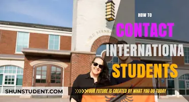 Reaching Out: Contacting International Students